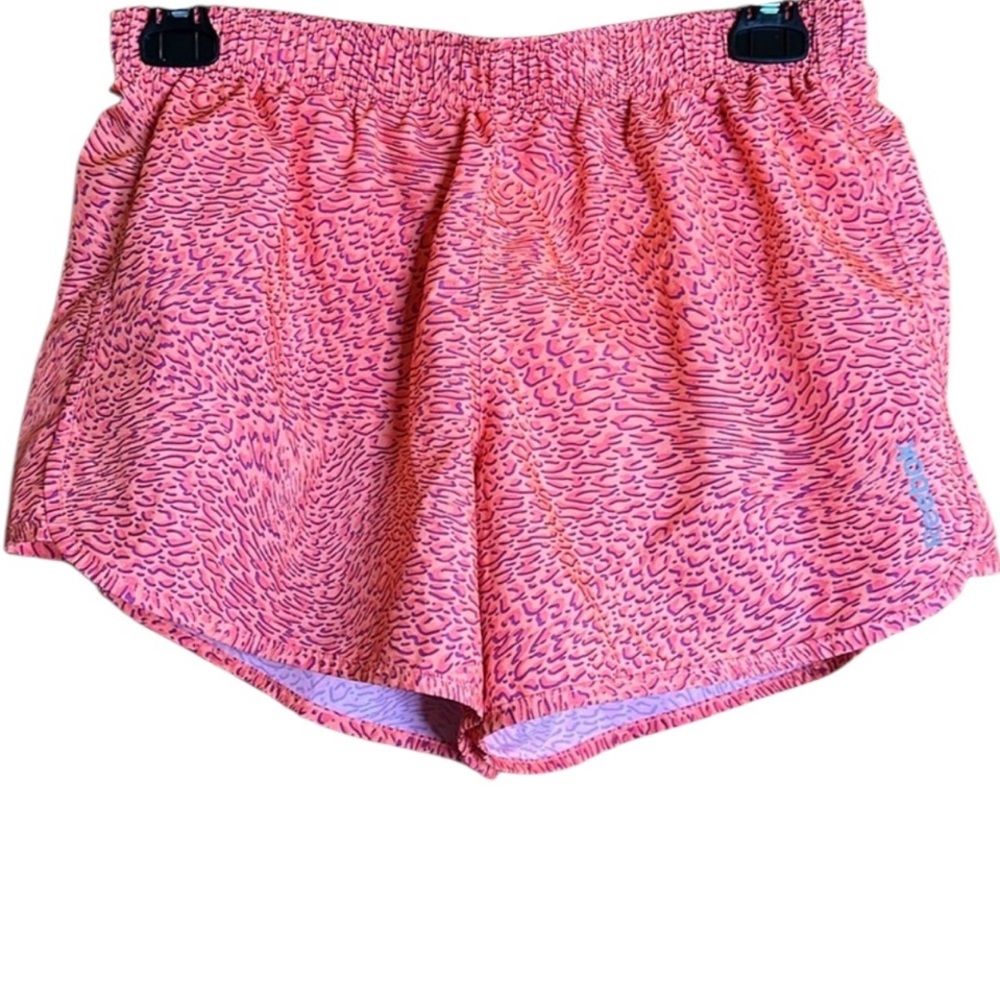 Reebok Orange with Pink Running Shorts. Panty Liner and Internal Drawstring
